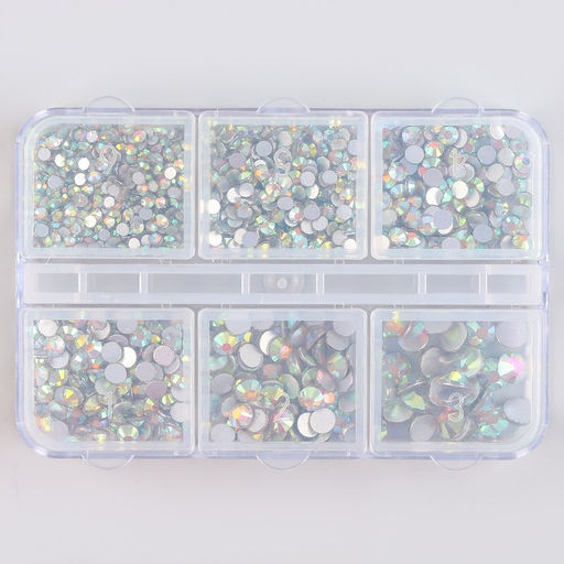 Набор страз Стёклышко, 6 размеров от 1,9 см до 4,6 см - Simaland фото 3