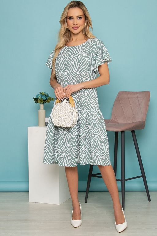 Платье Фантазия (нежная мята) П3479 - Lt collection фото 4