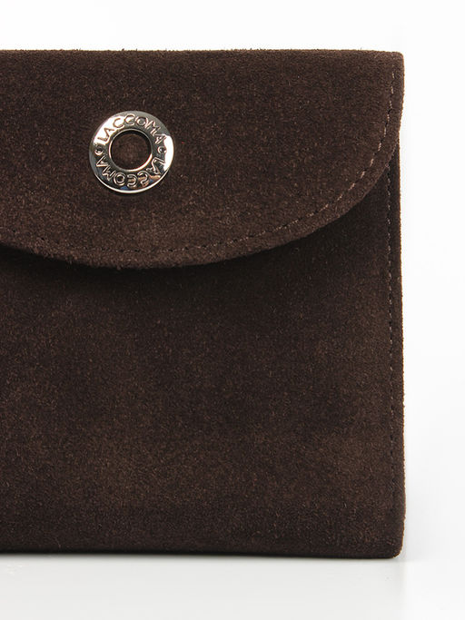 LACCOMA кошелек LA-2075-З-темно-коричневый натуральная замша