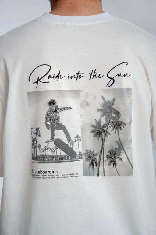 Арт. 61138 Футболка мужская оверсайз 48-56 (5 шт) Цвет:молочный - Идеал фото 3