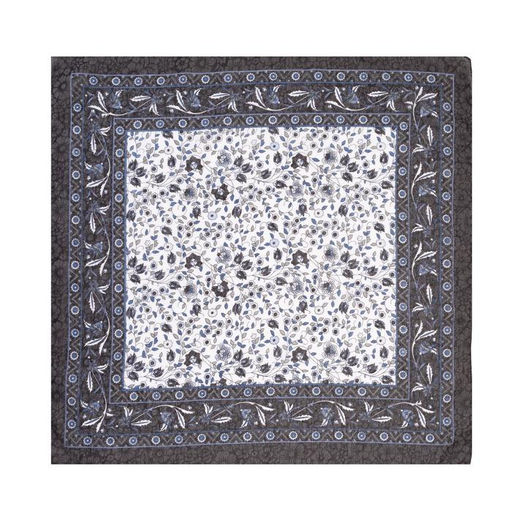 Платок женский, цвет тёмно-серый, размер 72*72 - Rossini фото 2