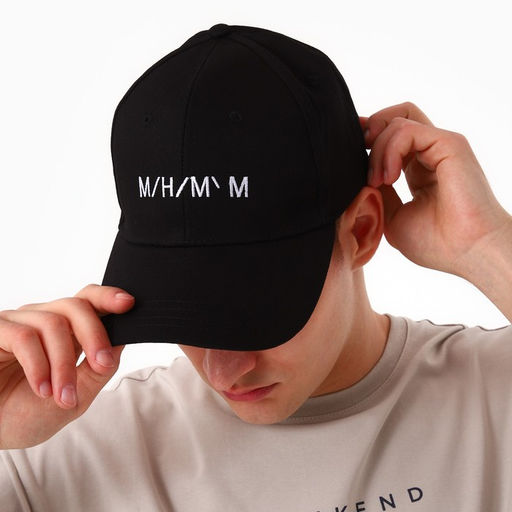 Кепка мужская «Минимум», чёрная, р-р 56