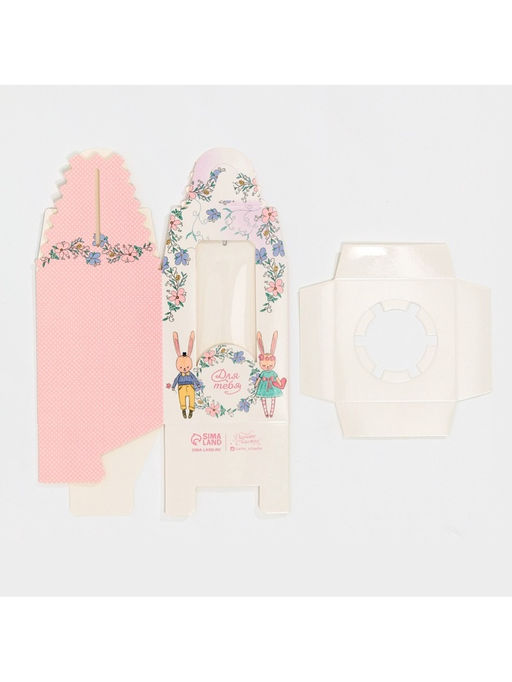 Цена за 5 шт. Коробка для капкейков, кондитерская упаковка, 1 ячейка «Для тебя», 9×9×11 см