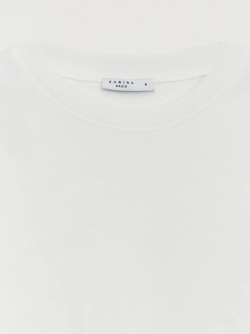 Базовый лонгслив из хлопка / Zarina  фото 3