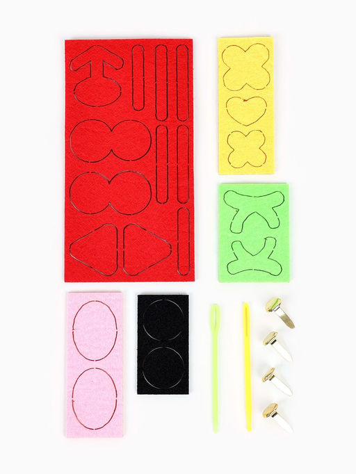 Набор для создания сумки из фетра "Кошечка", цвет розовый