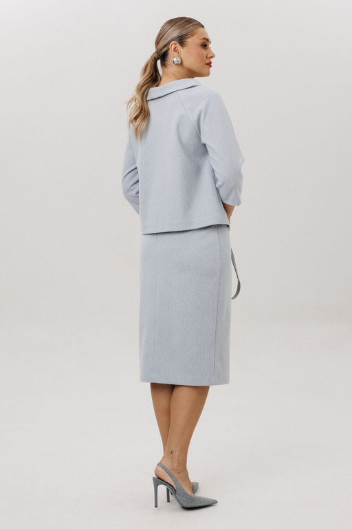 Костюм Anastasia 1163 серо-голубой