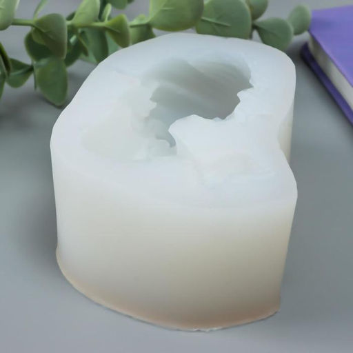 Силиконовый молд, форма для заливки «Спящая русалочка», 8.5×7.2×4 см