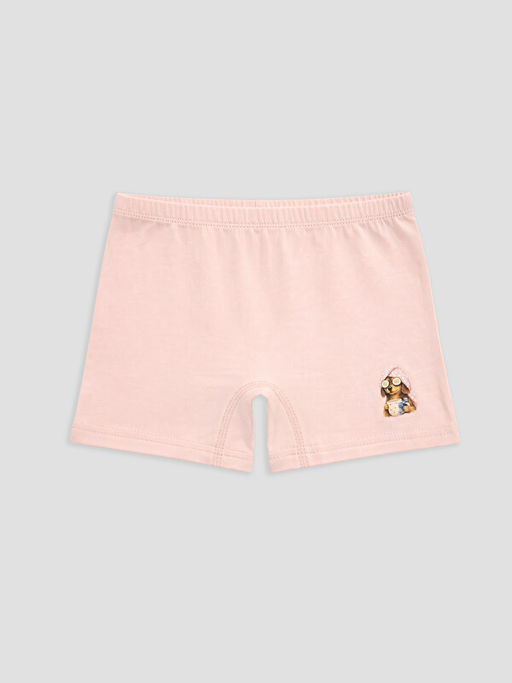 Bask?l? K?z ?ocuk Boxer 5li