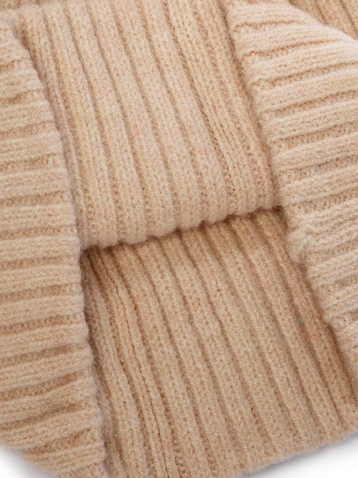 Шапка жен. шерсть + акр LB-J440013 beige - Labbra фото 4