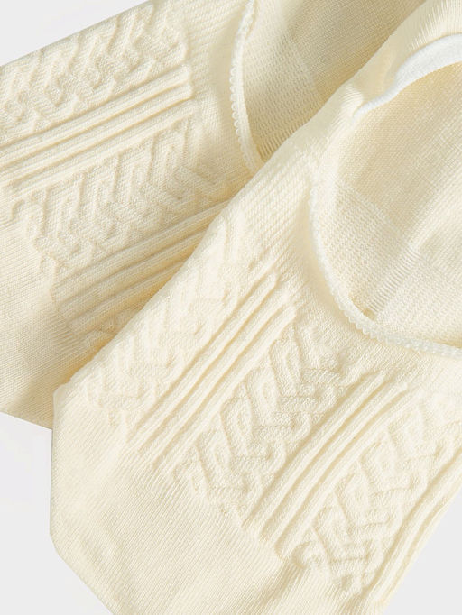 Цена за 5 пар! Женские подследники в молочном оттенке - Mark formelle фото 5