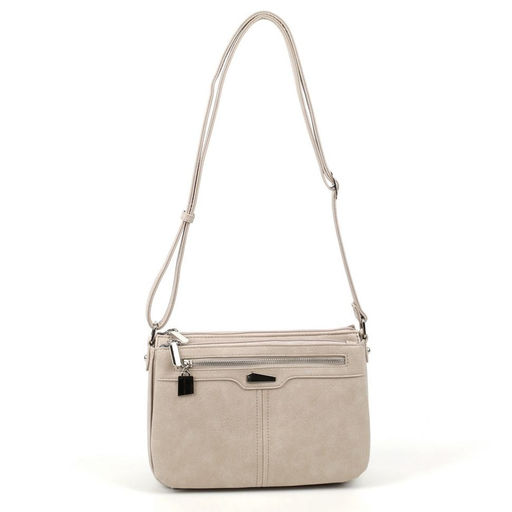 Женская сумка через плечо с тремя отделениями 87008 Хаки - Cidirro фото 2