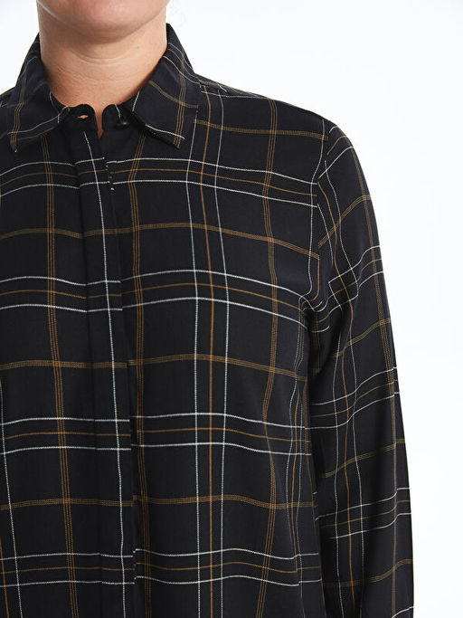 Ekose Kad?n G?mlek Tunik