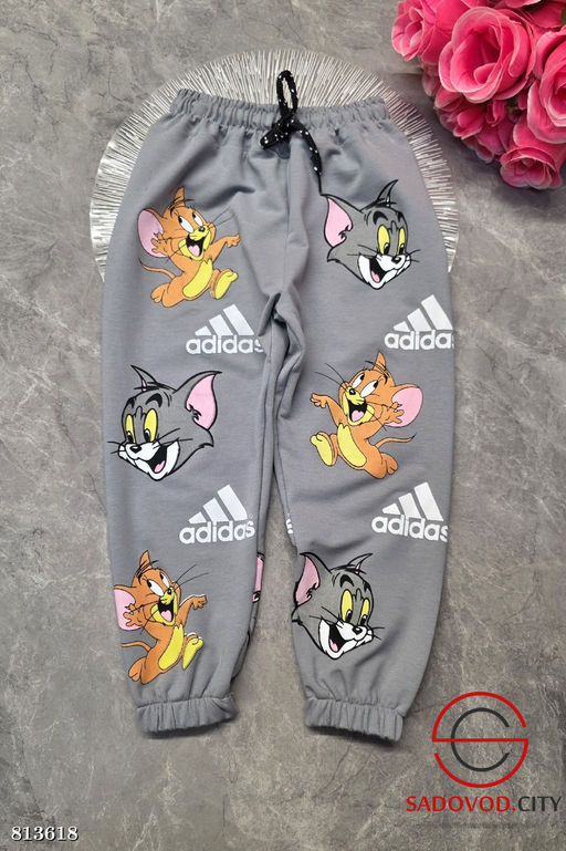 Штаны спортивные с рисунком
