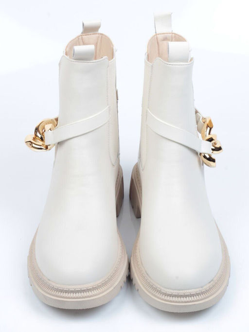 5267-2 WHITE Ботинки демисезонные женские - No name фото 12