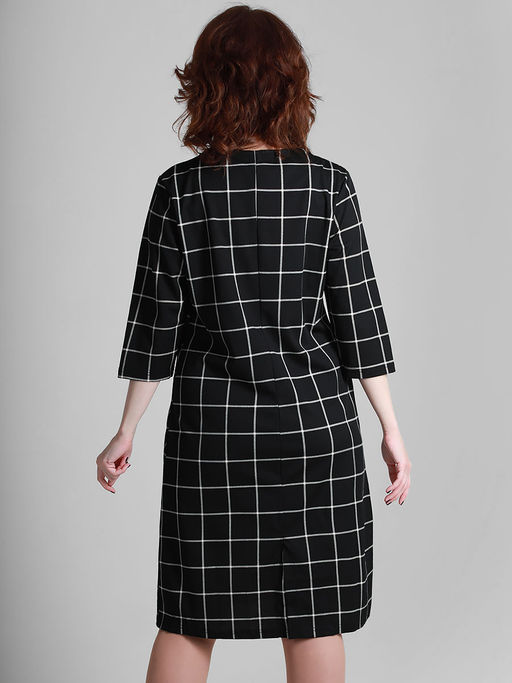 Платье женское в клетку - Almond фото 3