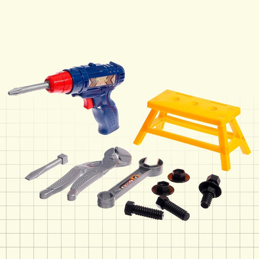 Набор инструментов Собери верстачок, 16 элементов, цвет МИКС - Simaland фото 16