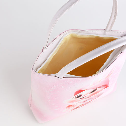 Сумка детская «Кролик», для девочки, на молнии, розовая