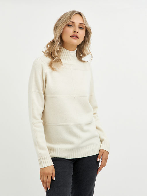 водолазка женская из шерсти в воротником стойка - Glenfield фото 6