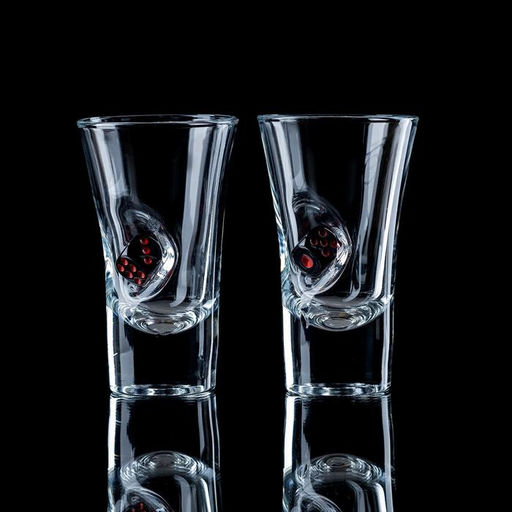 Подарочный набор «Непробиваемый»: 2 стопки 60 мл, зажигалка, подставка