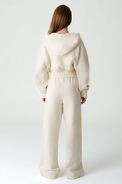 Арт. 2539/3 Костюм женский с брюками 42-48 (4 шт) Цвет:молочный - Калинка фото 7
