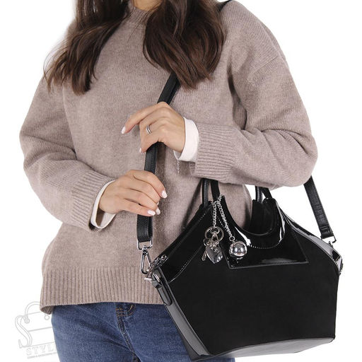 Сумка женская  5505-80FRAA black Farfalla Rosso в Новосибирске