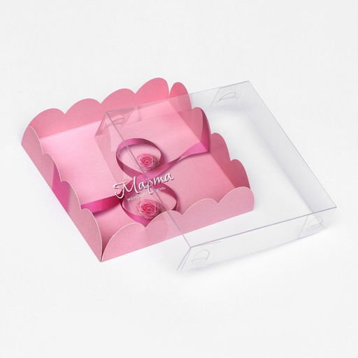 Цена за 5 шт. Коробка для печенья 8 марта 12?12?3