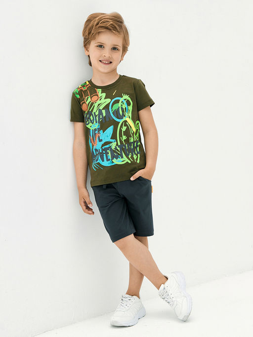 Футболка для мальчика цвета хаки - Kogankids фото 9
