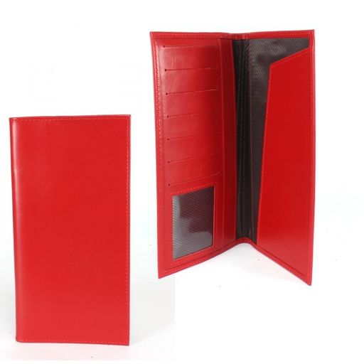 Портмоне/клатч жен Croco-ПР-959 натуральная кожа 4 отд, 8 карм, красный матовый (16) 239898