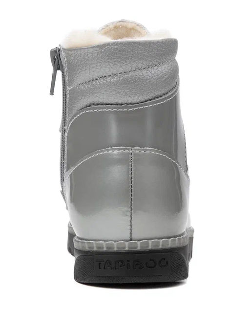 Ботинки детские шерсть 23016 кожа, ЛОНДОН серебристый - Tapiboo фото 7