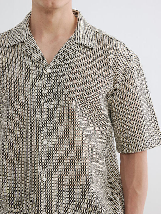 Рубашка мужская Regular Fit текстурная