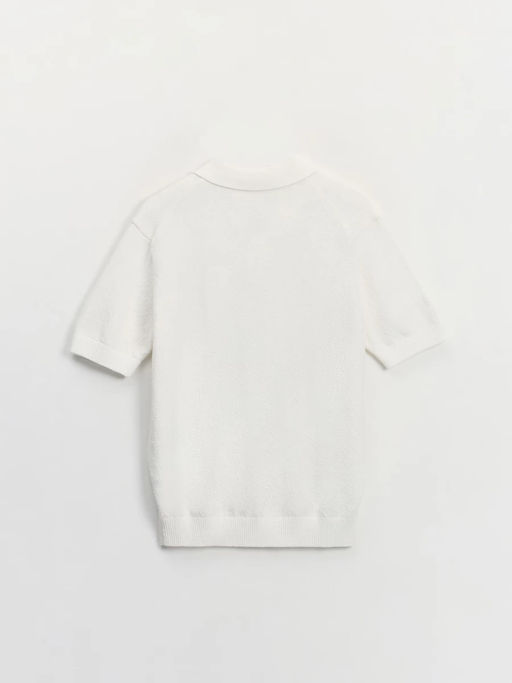 Джемпер поло из смесового хлопка / Zarina  фото 8