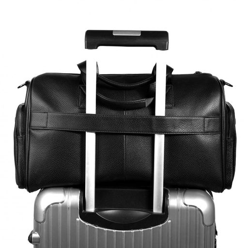 Дорожная сумка, кожа, MIRONPAN 10890 Черный