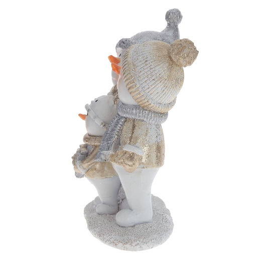 Фигурка декоративная "Снеговики", L10 W4 H11 см