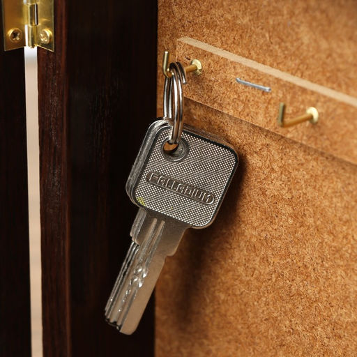 Ключница настенная «Листья», венге, 15×21 см, МИКС