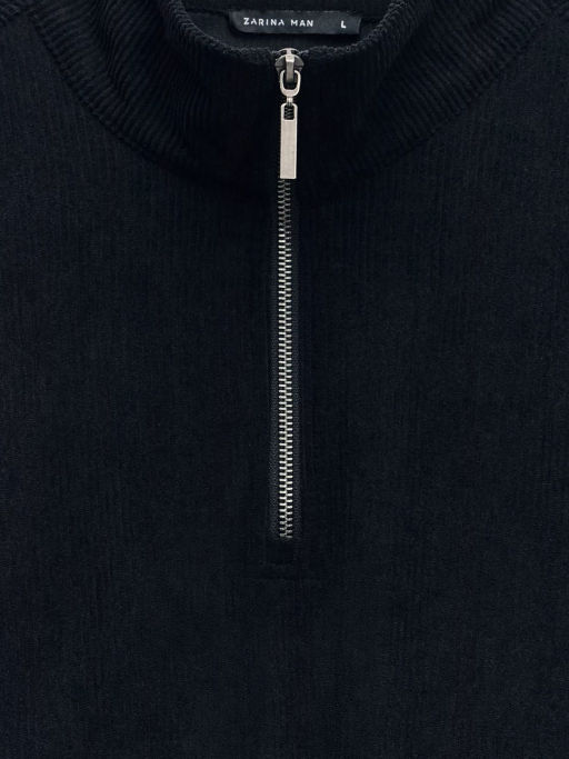 Толстовка из вельвета на молнии / Zarina  фото 3