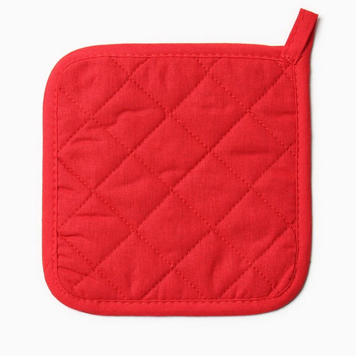 Набор кух. Доляна Новогодние объятия: варежка 20х28 см, прихватка 17х17 см, 35% хл, 65% пэ  фото 5