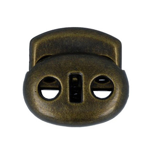 Зажим пластик Micron A 1186 d 4 мм цветные в пакете 72 шт №06 т.бронза