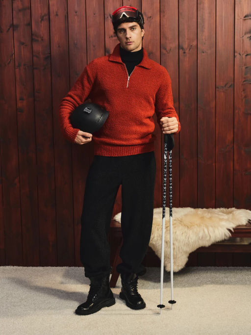 Джемпер relax fit на молнии / Zarina