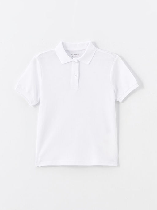 Polo Yaka Basic K?sa Kollu Erkek ?ocuk Ti??rt 2li - Waikiki фото 2
