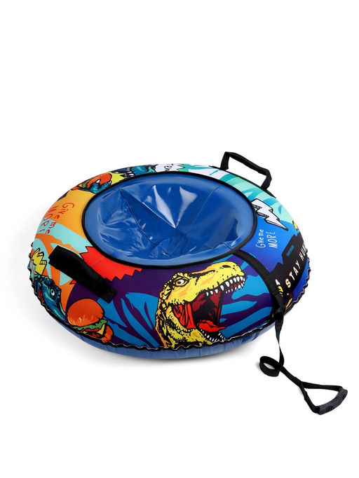 Тюбинг – ватрушка Burger, LED-подсветка, диаметр чехла 93 см, разноцветная