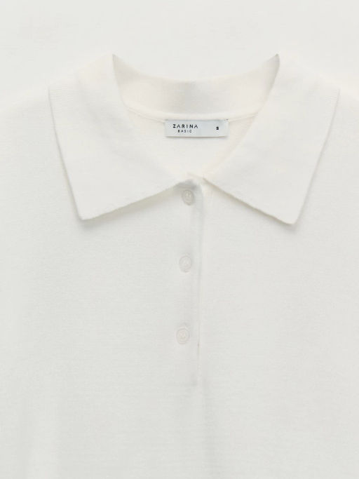 Поло без рукавов из хлопка ZR2604013302-1 / Zarina