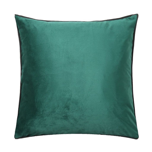 Наволочка декоративная Этель Кант, 45х45, цвет изумрудный, велюр (100% пэ)  фото 6