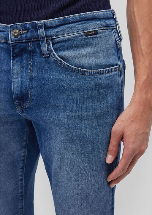 Jake Mavi Black Ac?k Mavi Jean Pantolon  фото 5