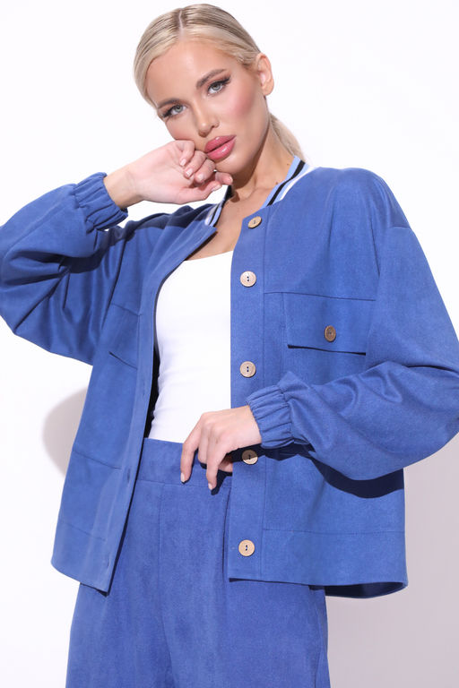 Бомбер (вельвет ниагара) - Эльза фото 5