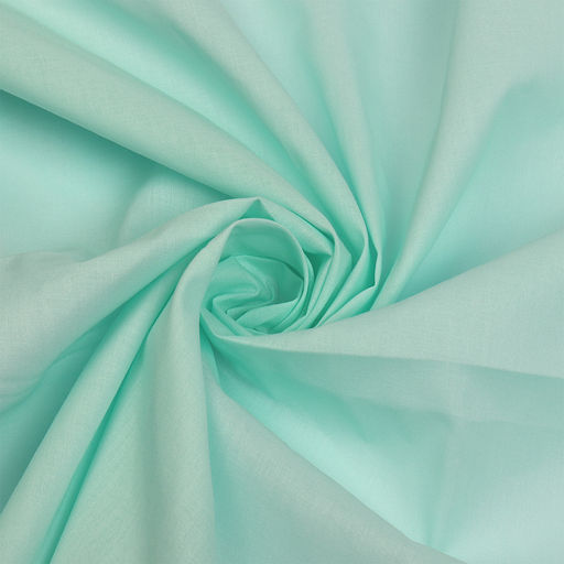 Ткань Батист 72 г/м? 100% хлопок шир.150 см арт.TBY.Bt.47 цв.мятный уп.2м