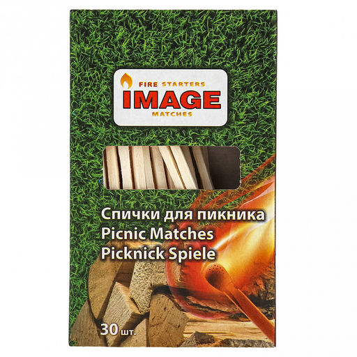 Спички для пикника 30шт, 10,5х6,5х1,6см, длина спички 8,5см, Image (Россия) - Домашняя мода фото 6