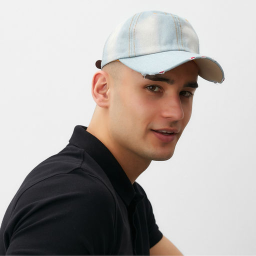 Бейсболка MINAKU Jeans, размер 58, голубая