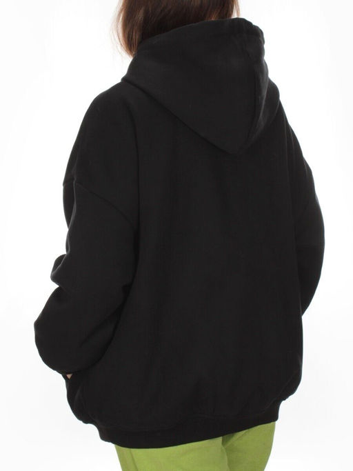 2560 BLACK Худи женское (50 гр. синтепон) - Фабричный китай фото 4