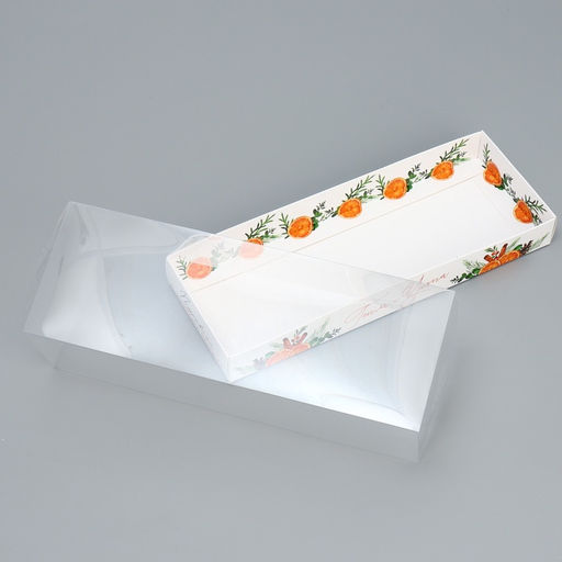 Цена за 5 шт. Коробка для десерта «Тепла и уюта в Новом году», 26×8×9.5 см