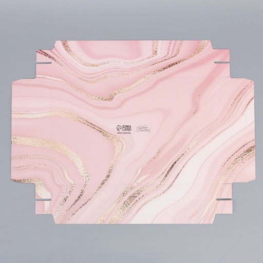 Цена за 5 шт. Коробка кондитерская для муссовых пирожных Мрамор, 27?17.8?6.5 см